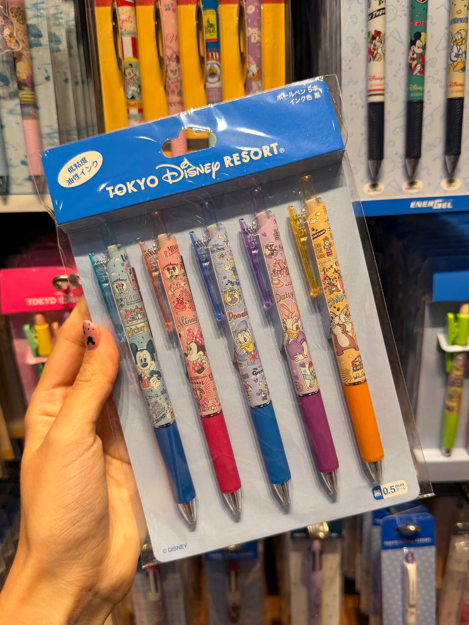 Set de Lápices Mickey y Minnie Disney Tokyo Resort