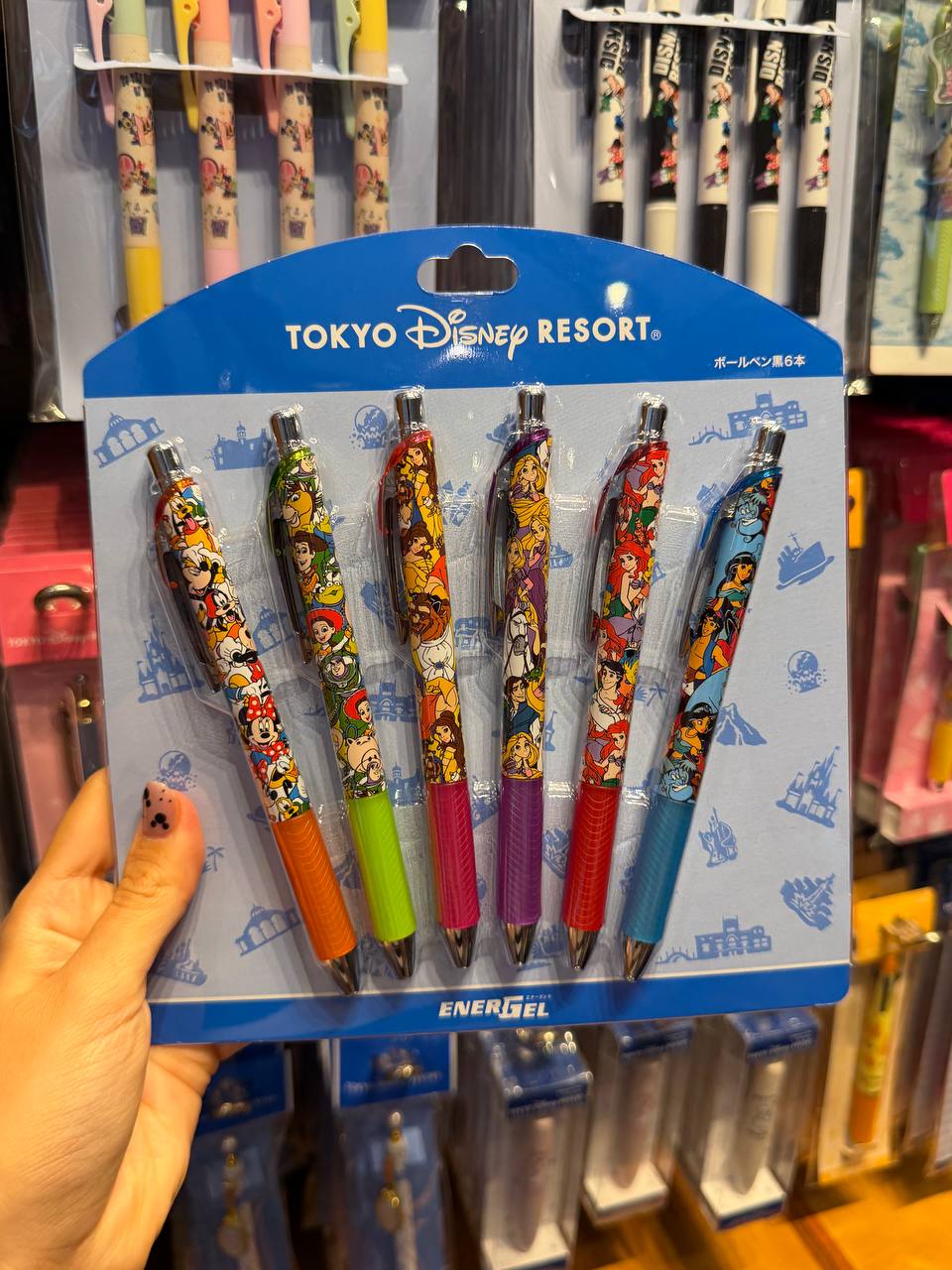 Set de Lápices Disney Personajes Tokyo Resort