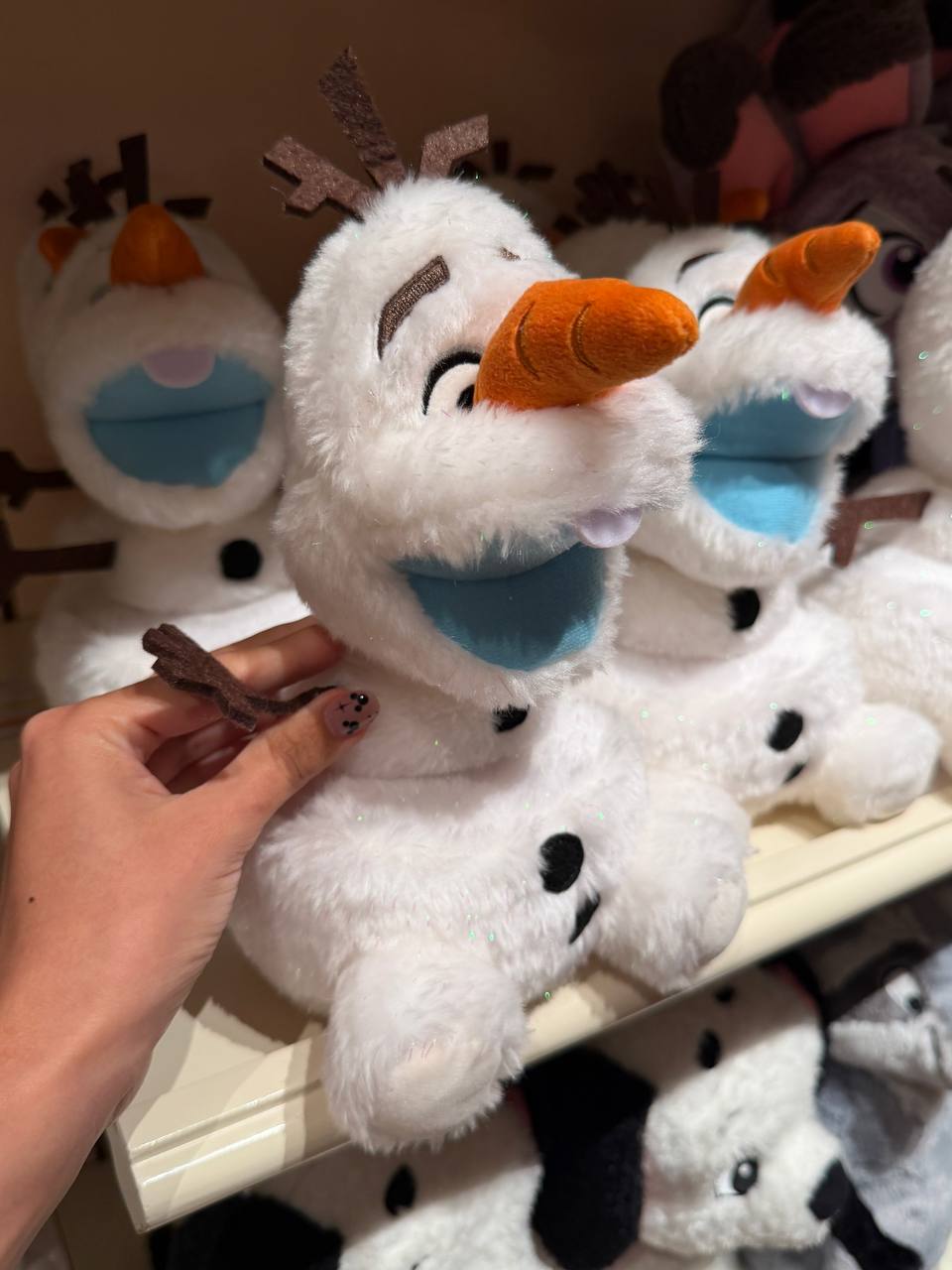 Peluche Olaf con Nariz de Zanahoria