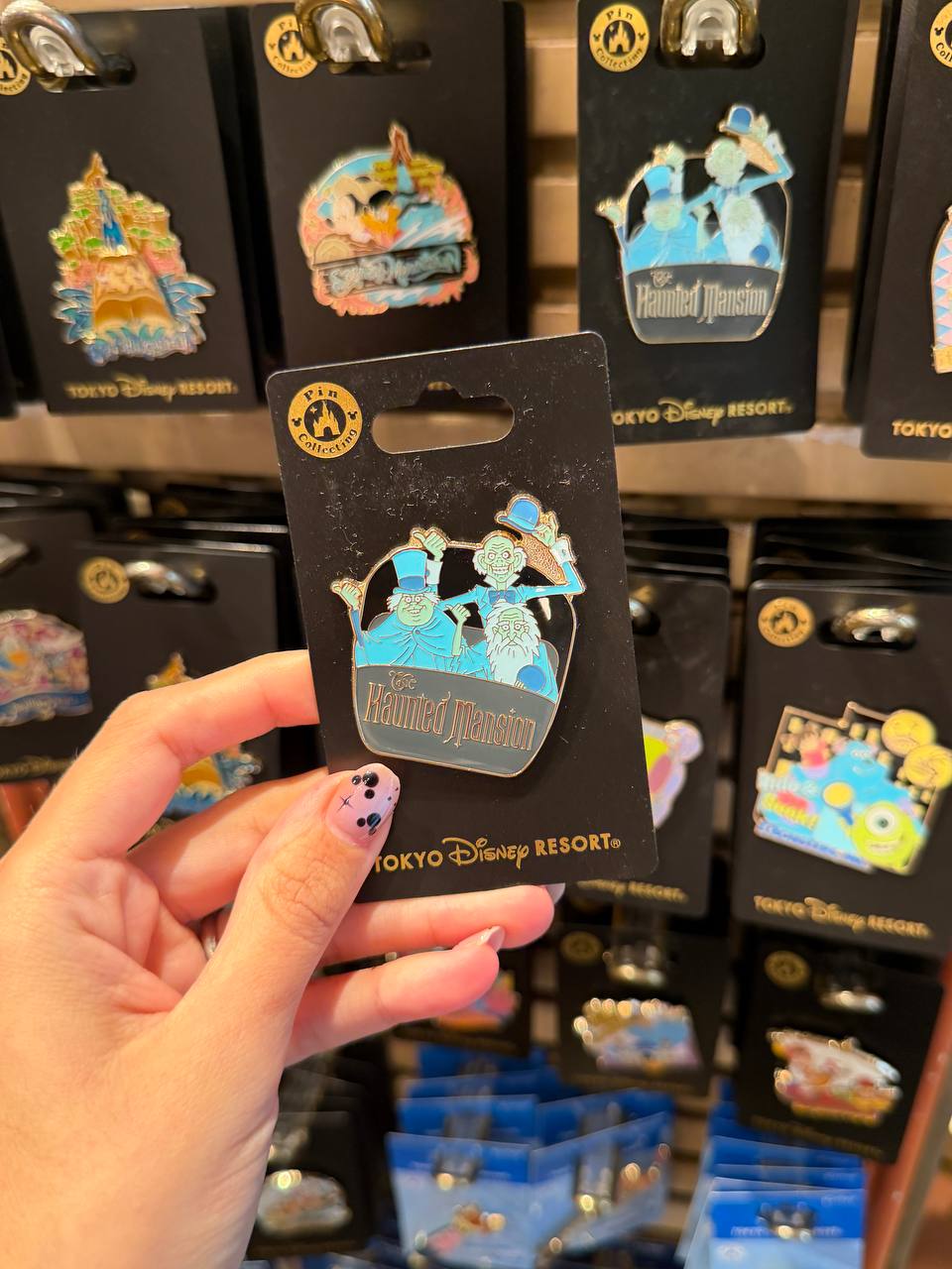 Pin Haunted Mansion Disney Tokyo Azul