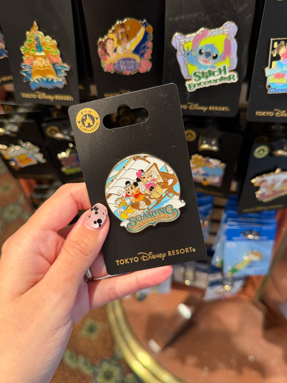 Pin Mickey Minnie y Goofy Soaring