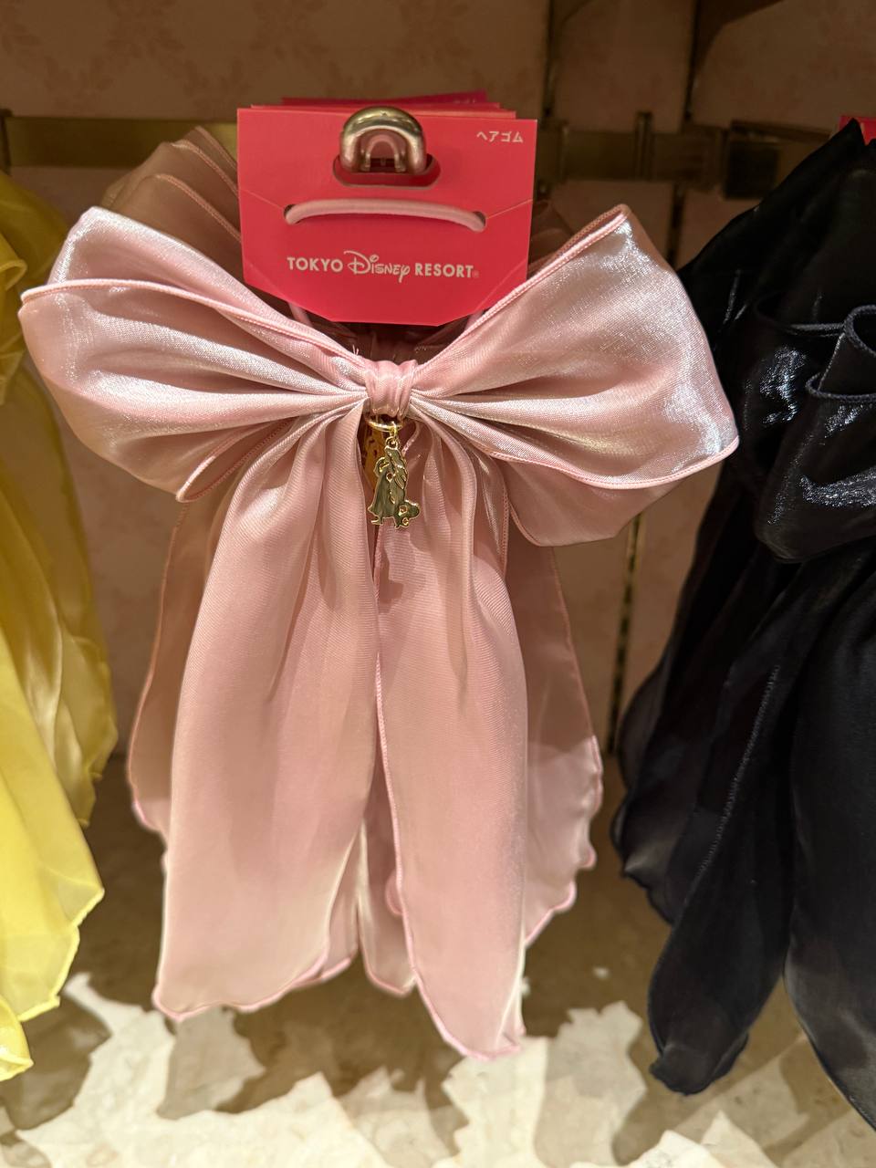 Lazo Rapunzel Rosado con Colgante
