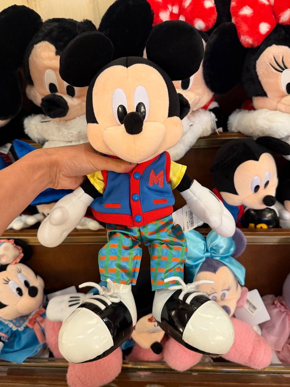 Peluche Mickey con Chaqueta Azul