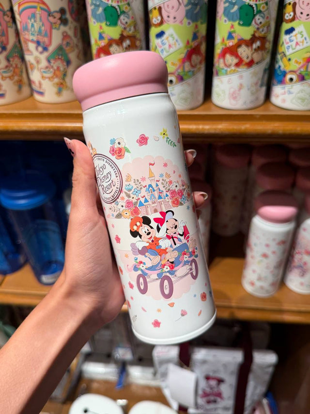 Botella Mickey y Minnie Floral Tokyo Disney