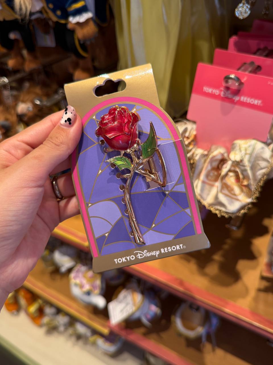 Accesorio de Pelo Bella y la Bestia Rosa