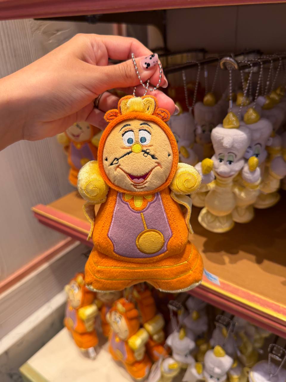Bag Charm Din Don Reloj Bordado
