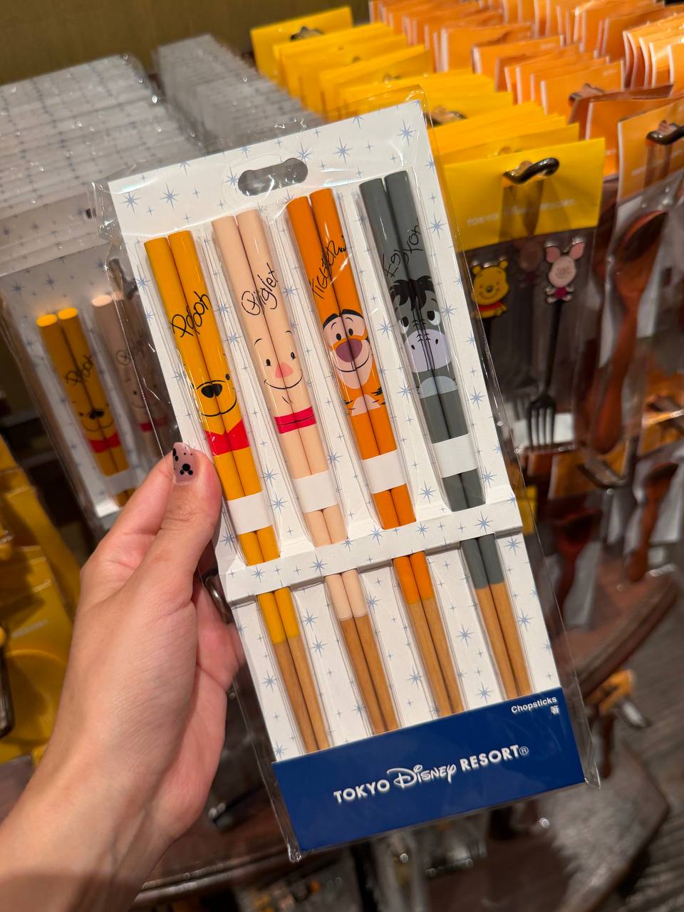 Set de Cubiertos Winnie 4 Palillos Disney