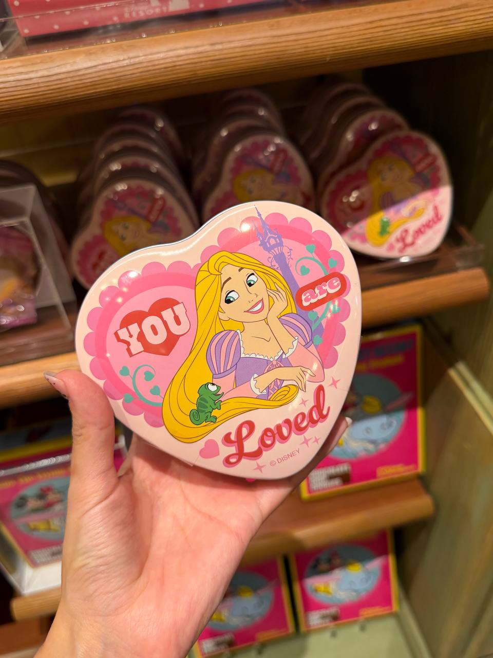 Caja Metálica Rapunzel Corazón