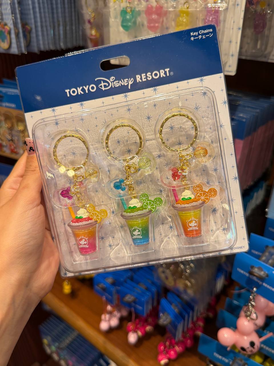 Set de Llaveros Bebidas Disney Tokyo