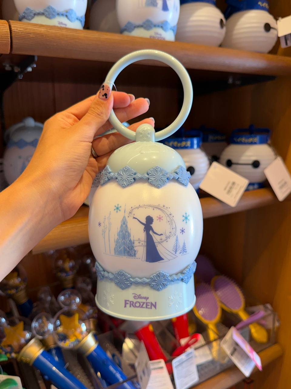 Linterna Elsa Frozen con Copos de Nieve