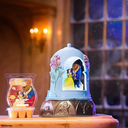 Candelabro Bella y Bestia con Vela