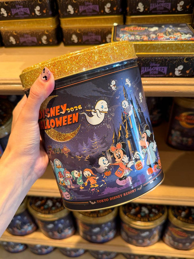 Caja Metálica Mickey y Minnie Halloween Tokyo 2026