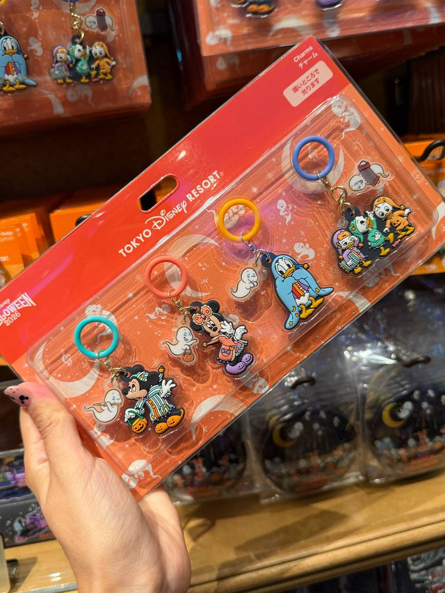 Set de Charms Mickey y Minnie Halloween