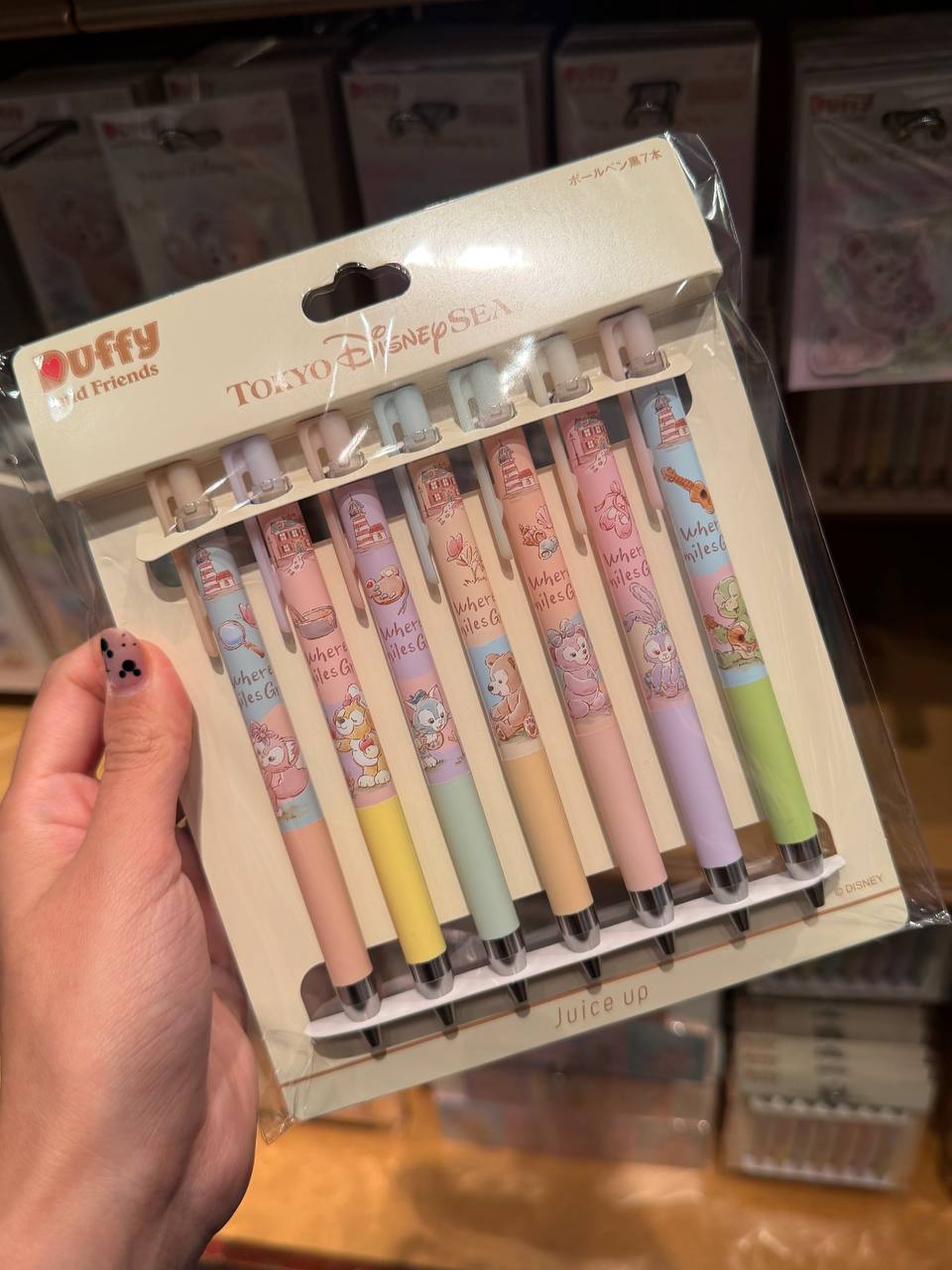 Set de Lapiceras Duffy and Friends Pastel