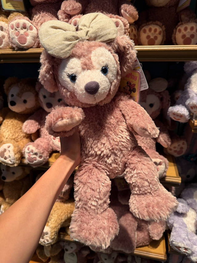 Peluche Shellie Rosado con Lazo