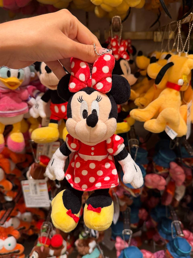 Llavero Minnie Vestido Rojo con Lunares