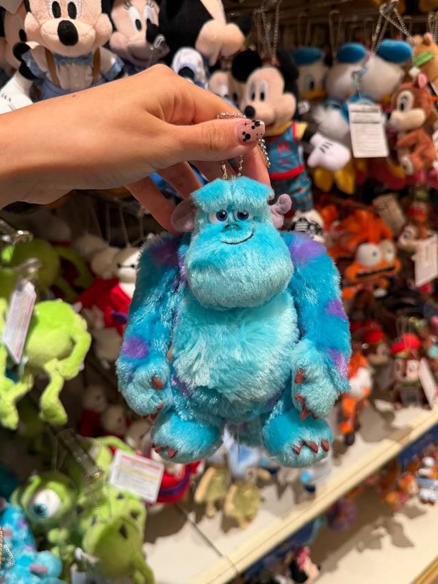 Llavero Sully Peluche Azul y Morado