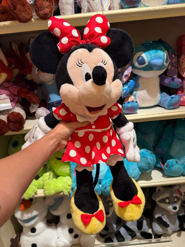 Peluche Minnie Vestido Rojo con Lunares