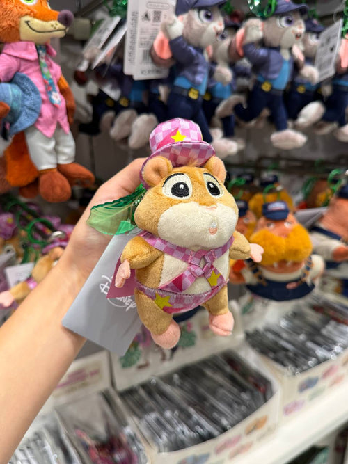 Llavero Hámster Zootopia Cuadros Rosados
