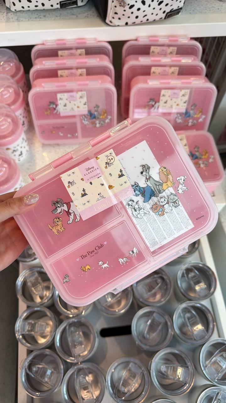 Tupper Alimento Marie Disney Rosado