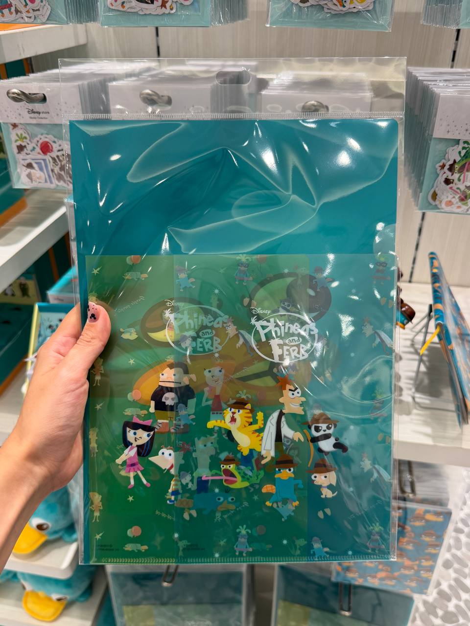 Set de 3 Carpetas Phineas y Ferb