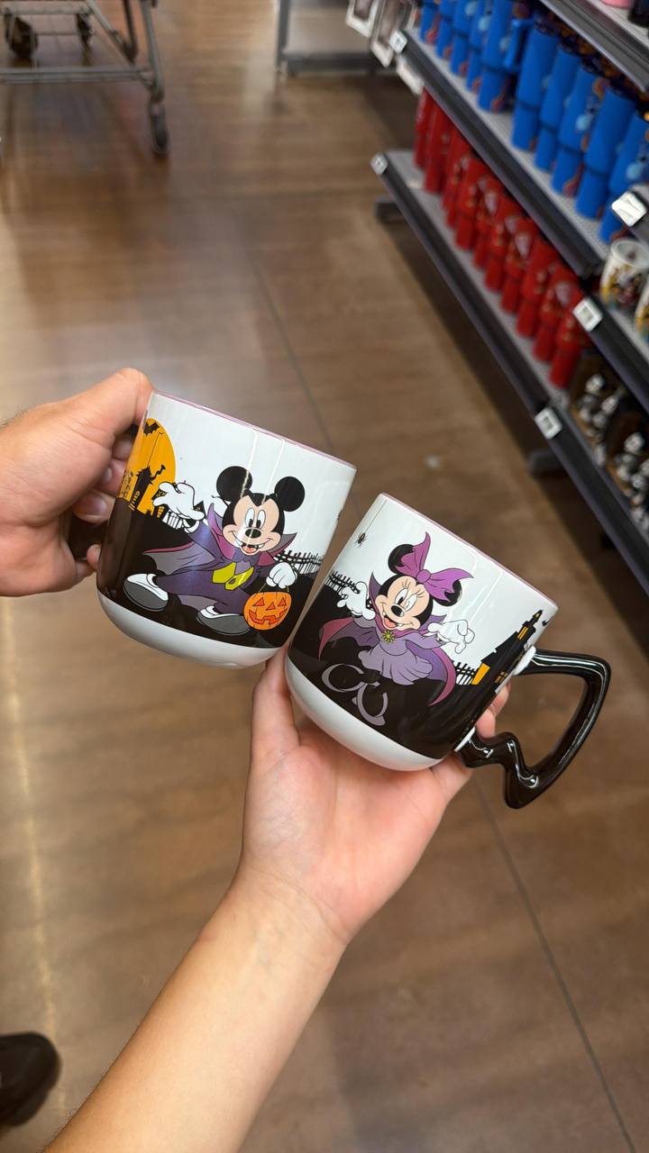 Tazón Mickey y Minnie Halloween Doble Cara