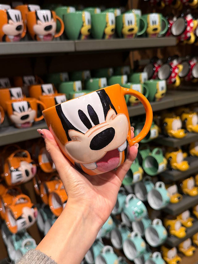 Tazón Goofy Naranja con Expresión Alegre