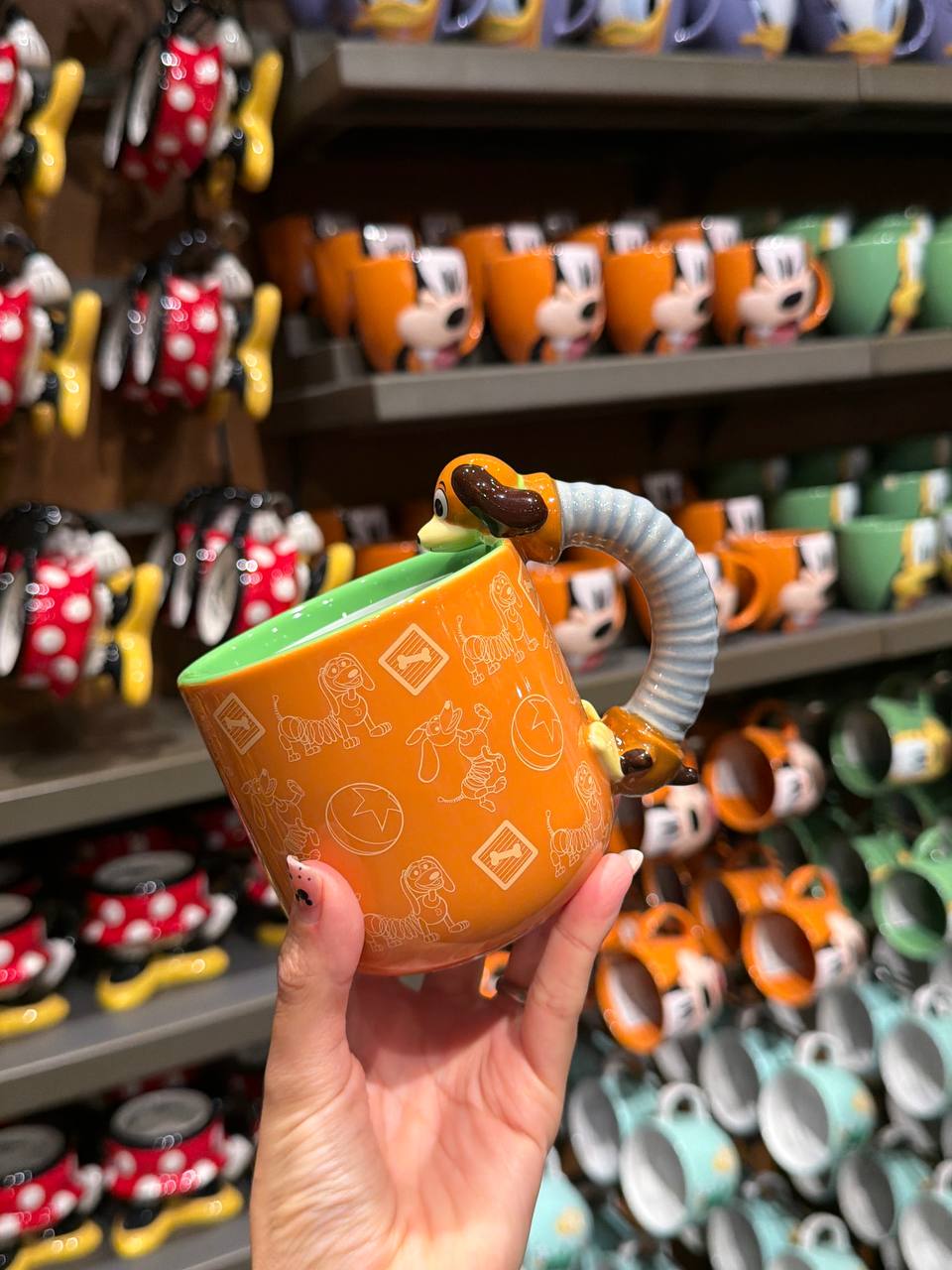 Tazón Slinky Dog Naranja con Asa 3D