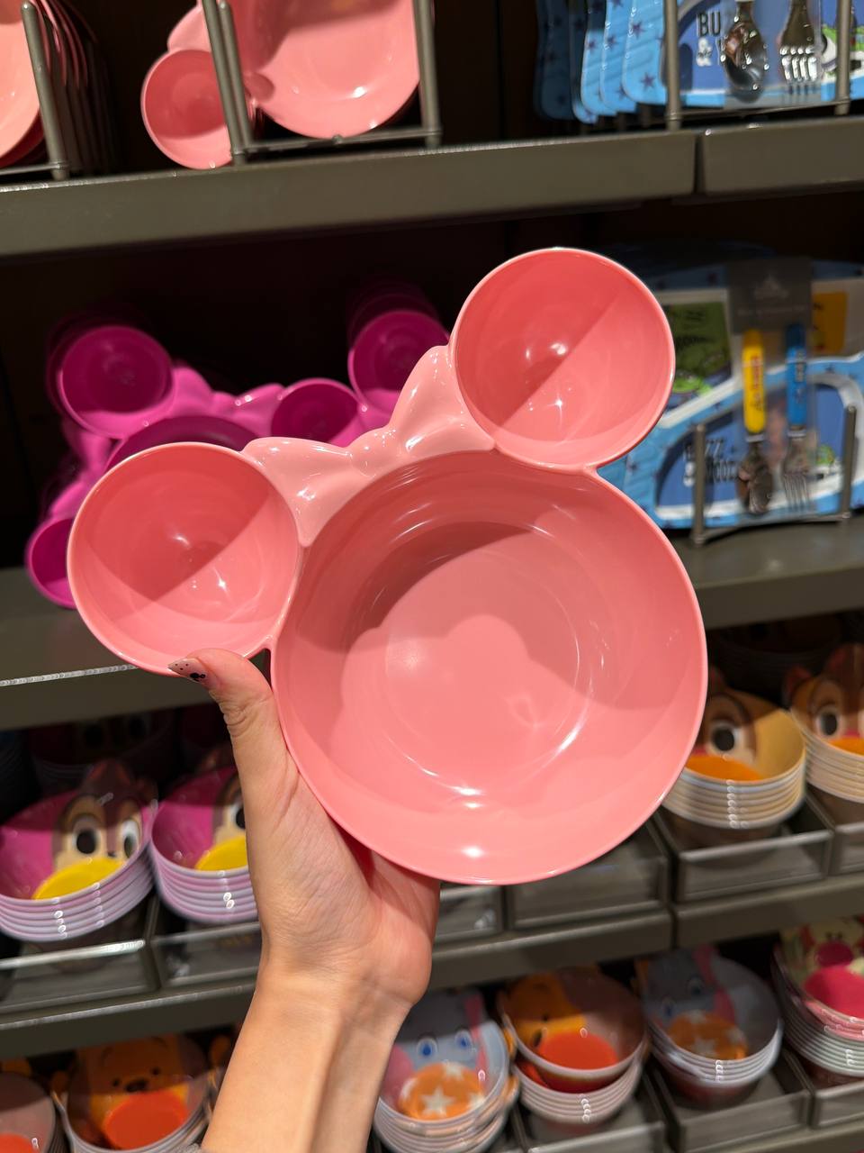 Plato de Comida Mickey Mouse Rosado