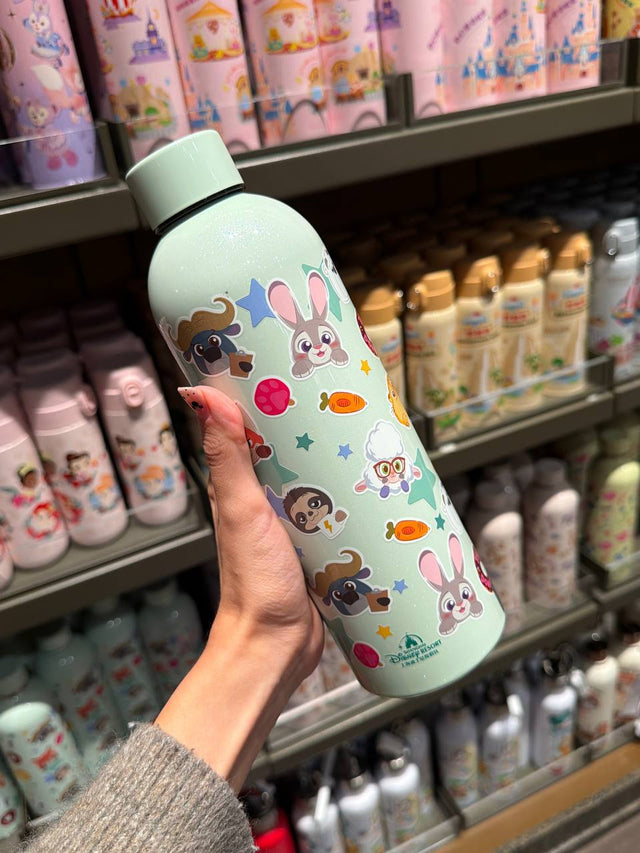 Botella Térmica Judy y Nick Zootopia Verde Menta