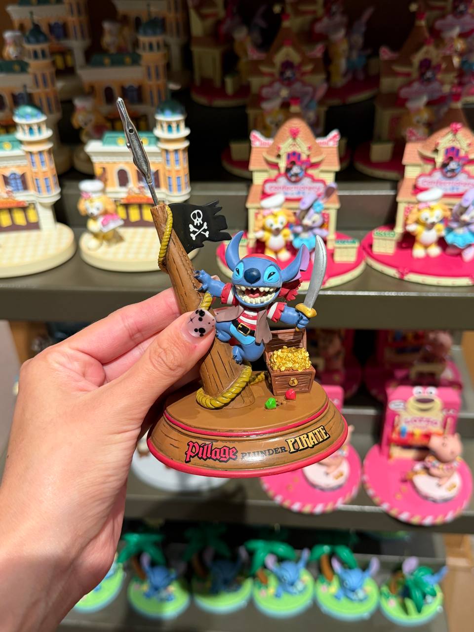 Figura Stitch Pirata Porta Foto