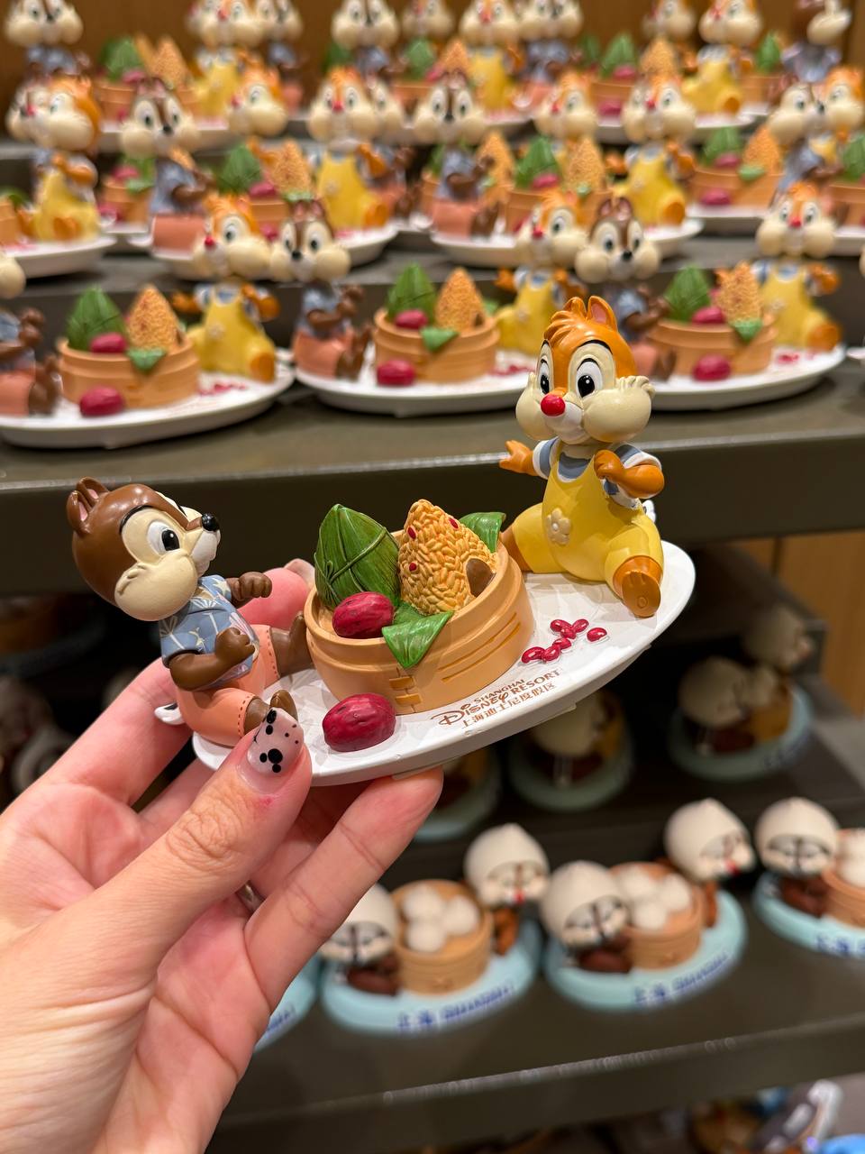 Figura Porta Foto Chip y Dale Disney