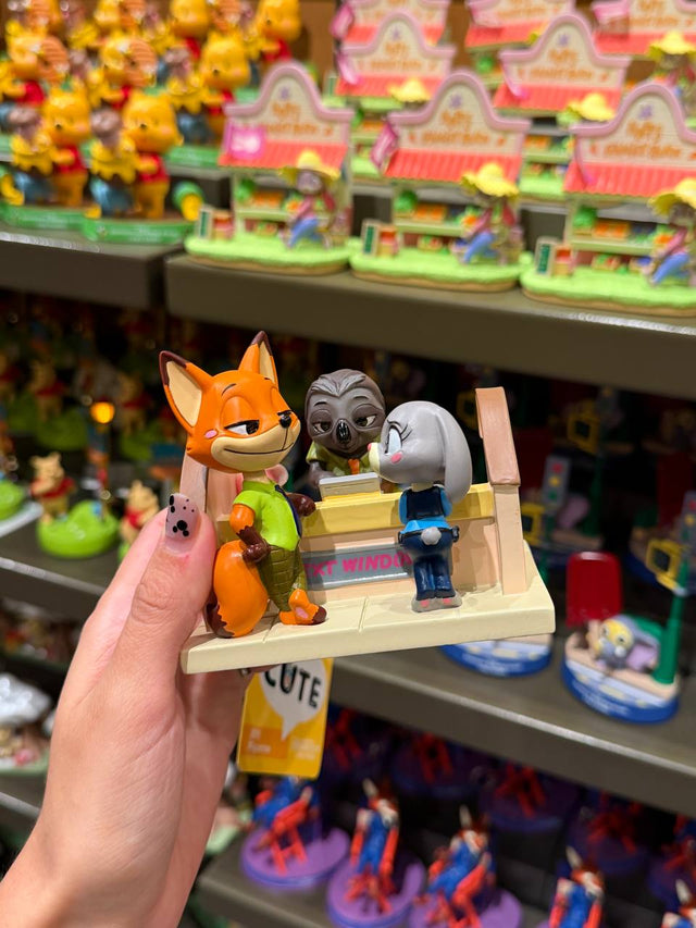 Figura Porta Foto Zootopia Nick y Judy
