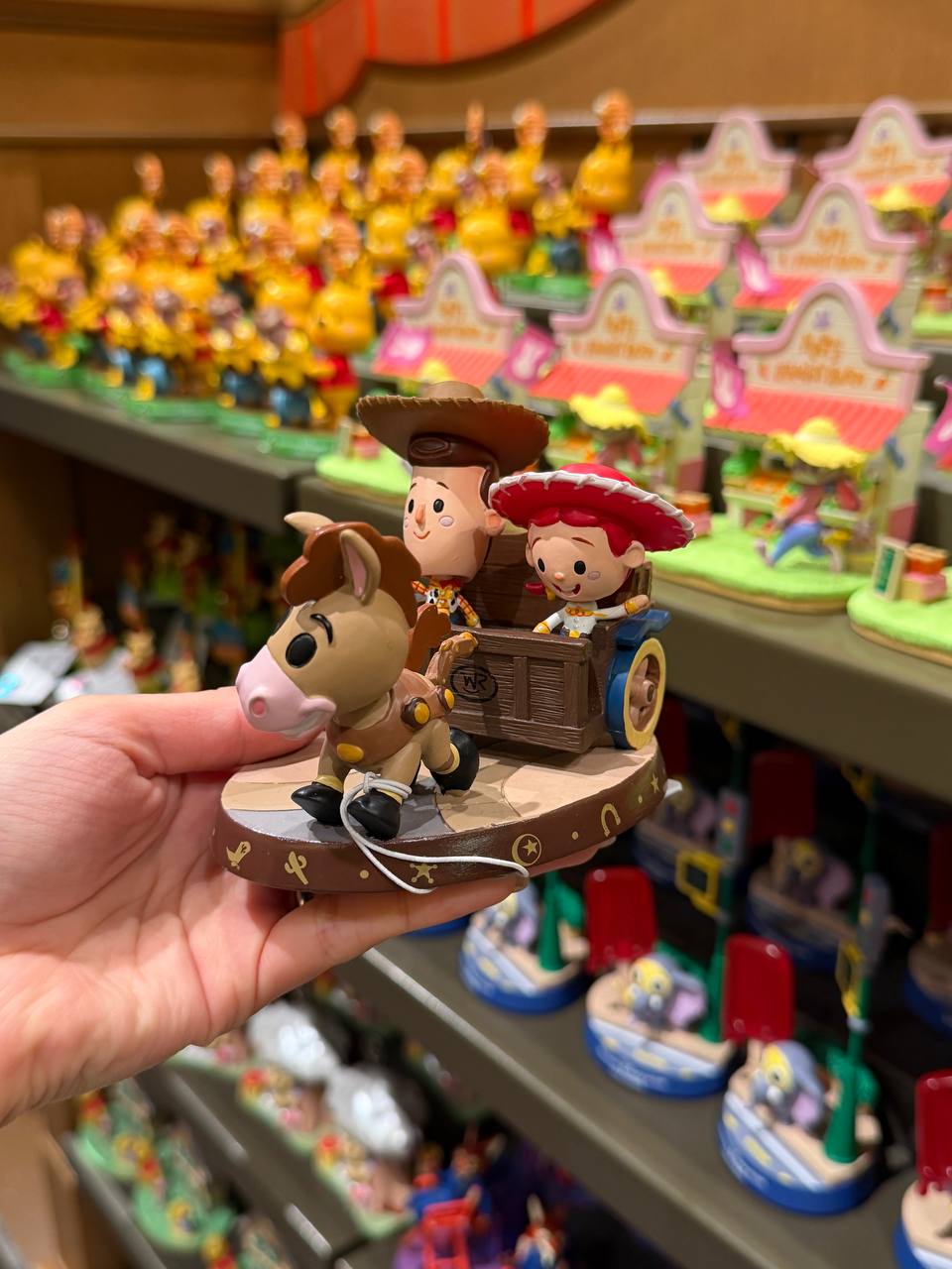Figura Porta Foto Woody y Jessie Toy Story