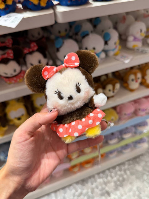 Mini Peluche Minnie con Vestido de Lunares