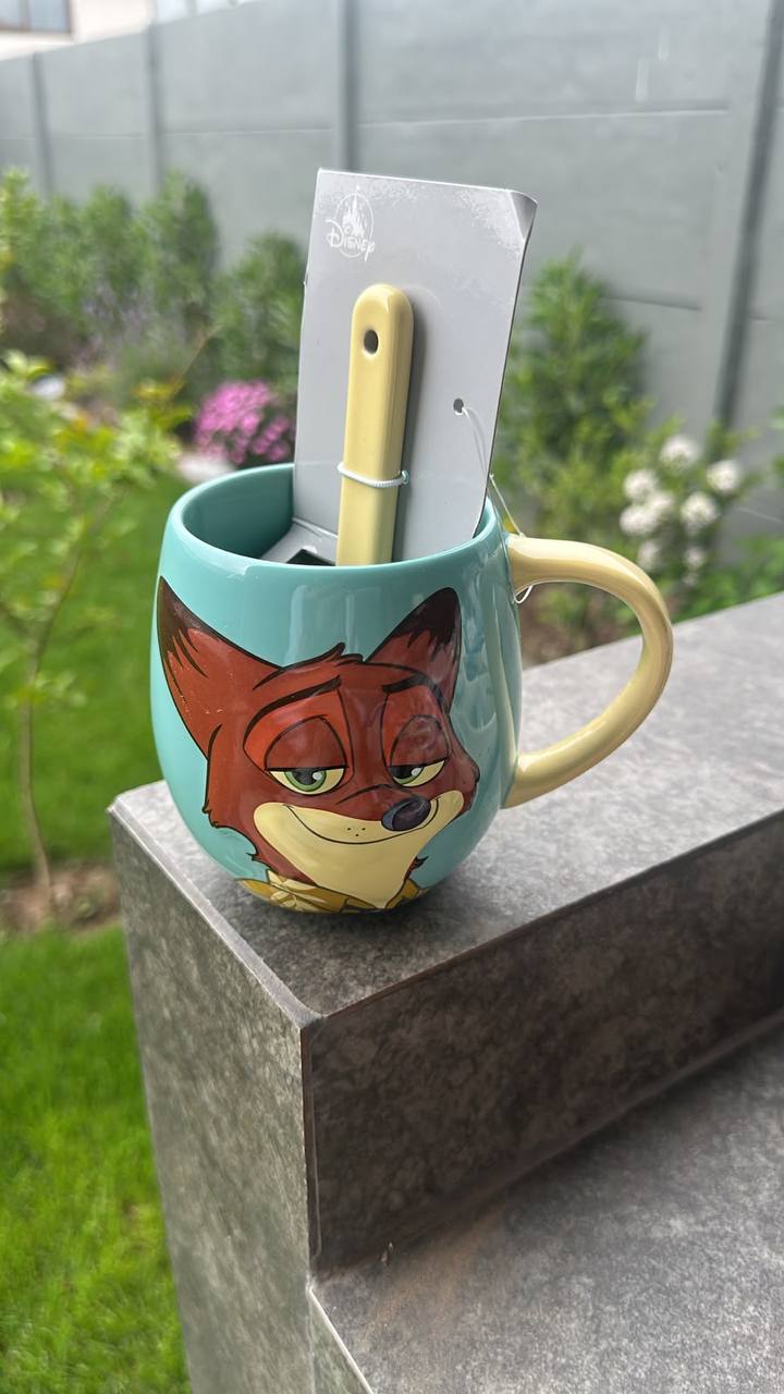 Tazón Nick Wilde con Cuchara Disney