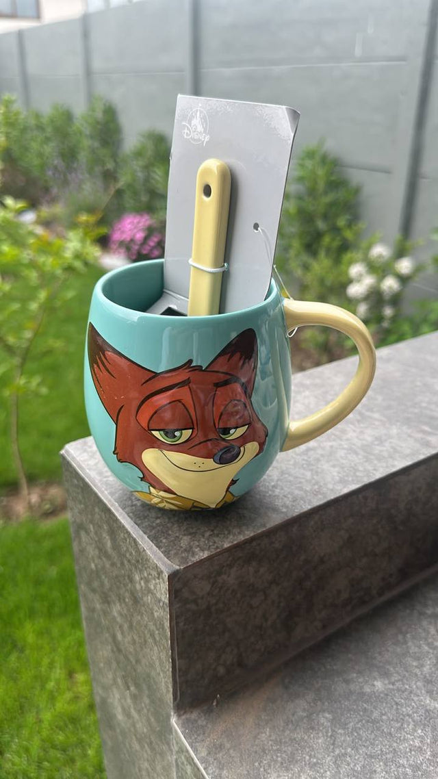 Tazón Nick Wilde con Cuchara Disney