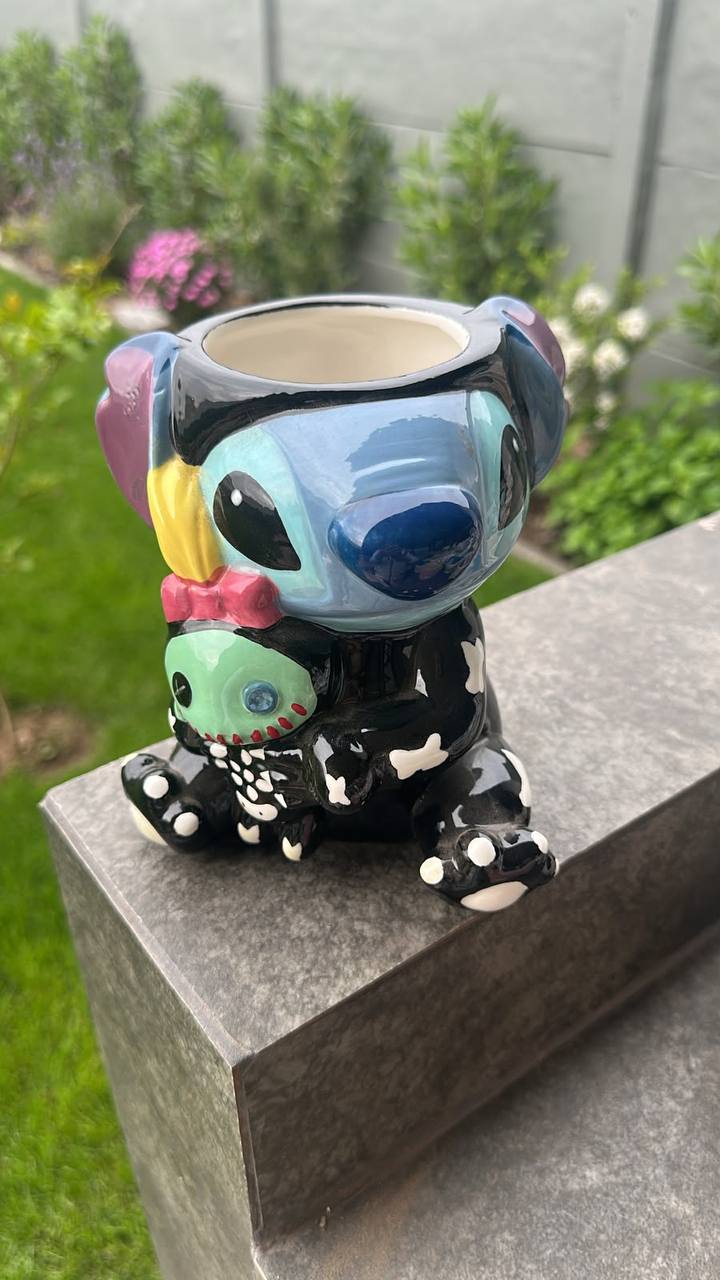 Tazón Stitch Esqueleto