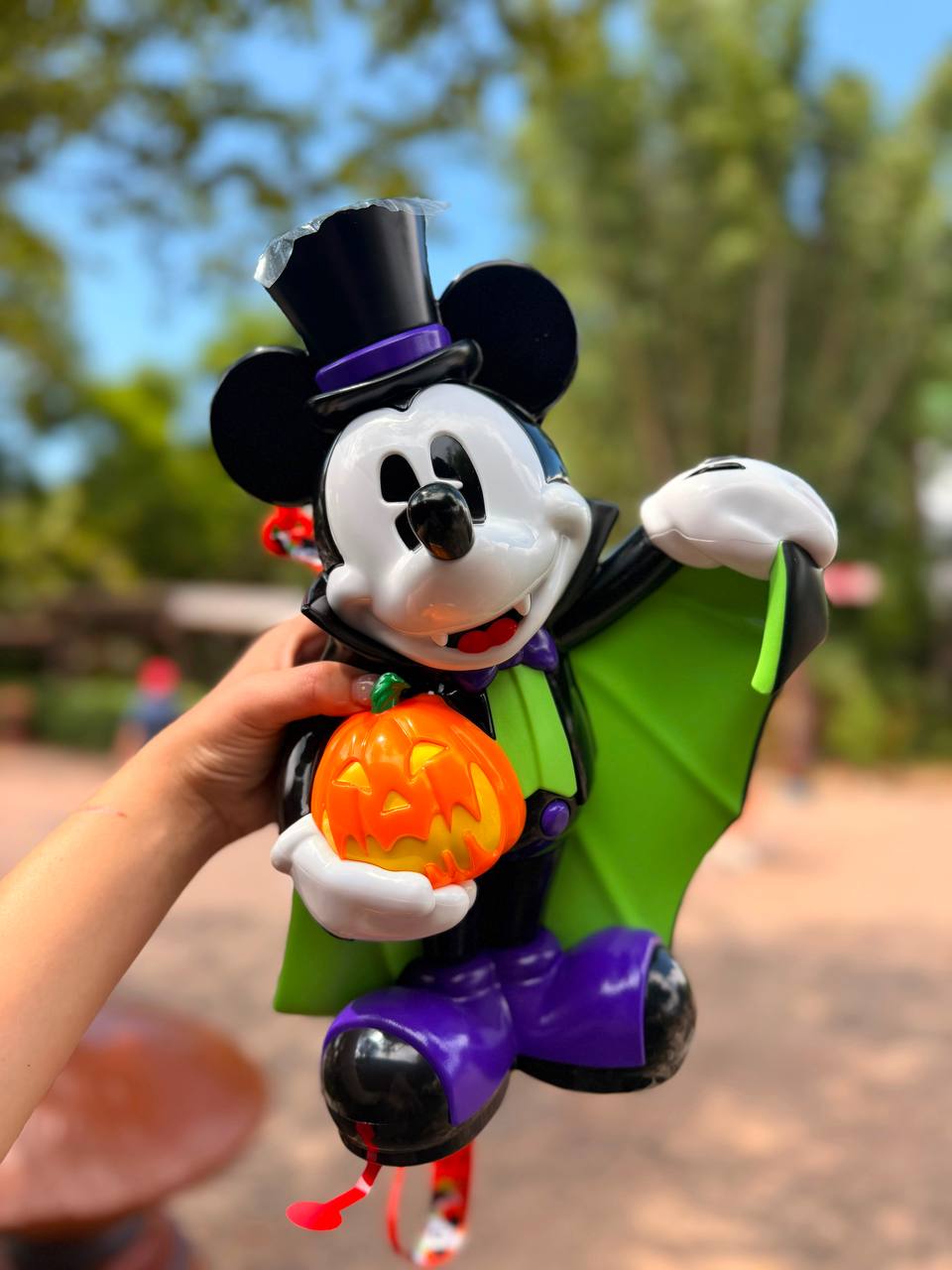 Bucket Mickey Mouse Vampiro con Calabaza