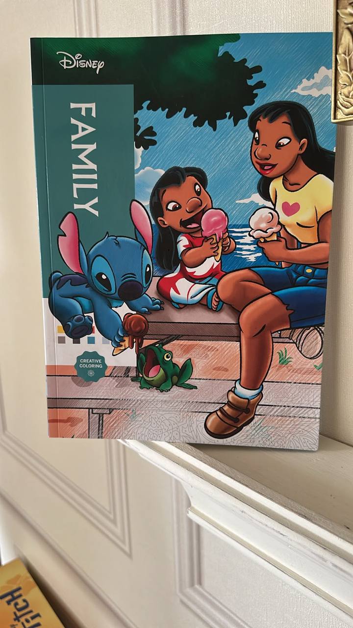 Libro para Colorear Stitch Family Disney
