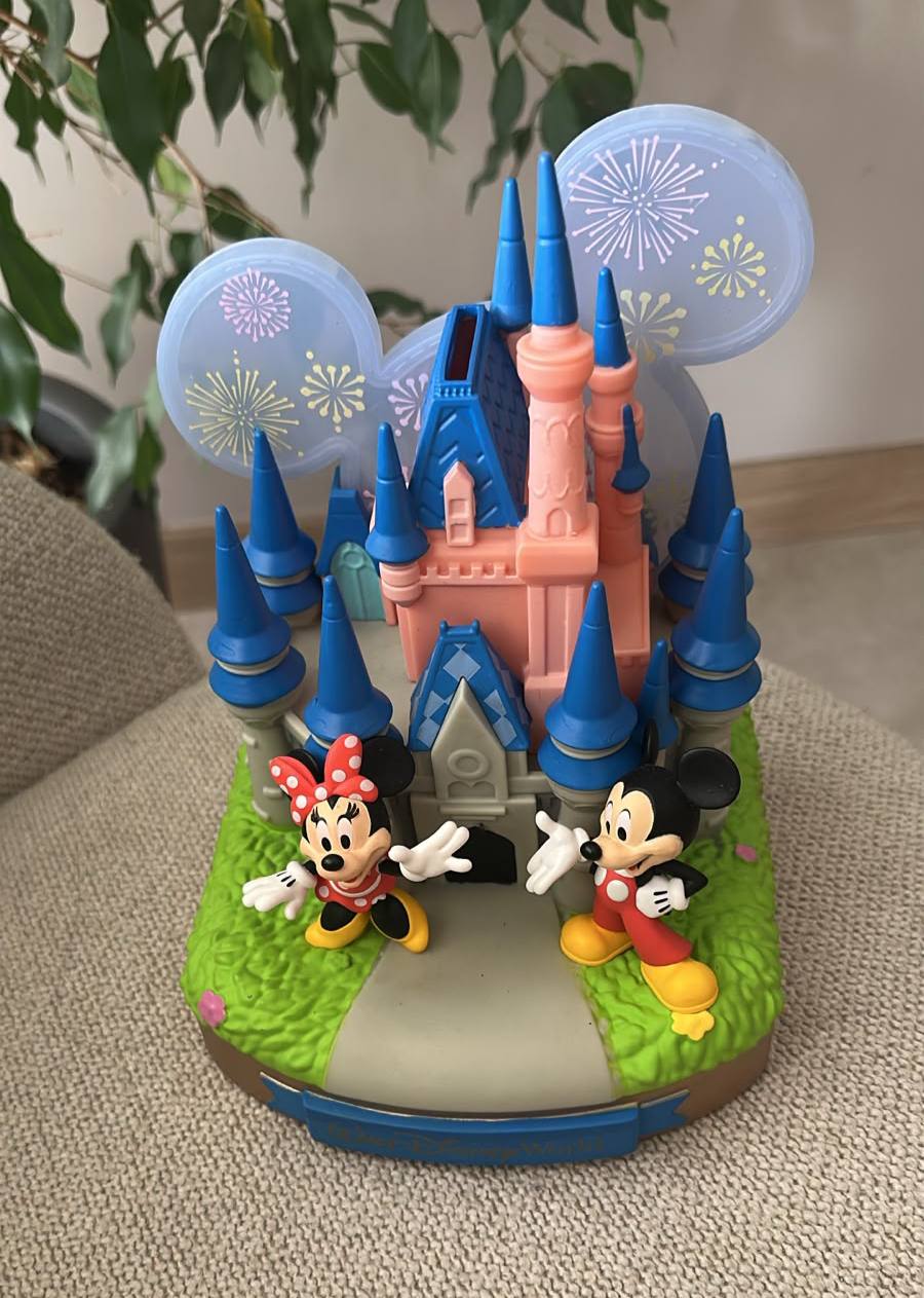 Alcancía Castillo Disney Mickey y Minnie