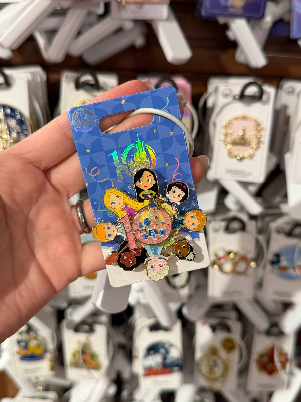 Pin Princesas Disney 10.º Aniversario