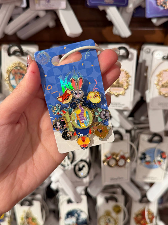 Pin Judy y Nick 10.º Aniversario Zootopia