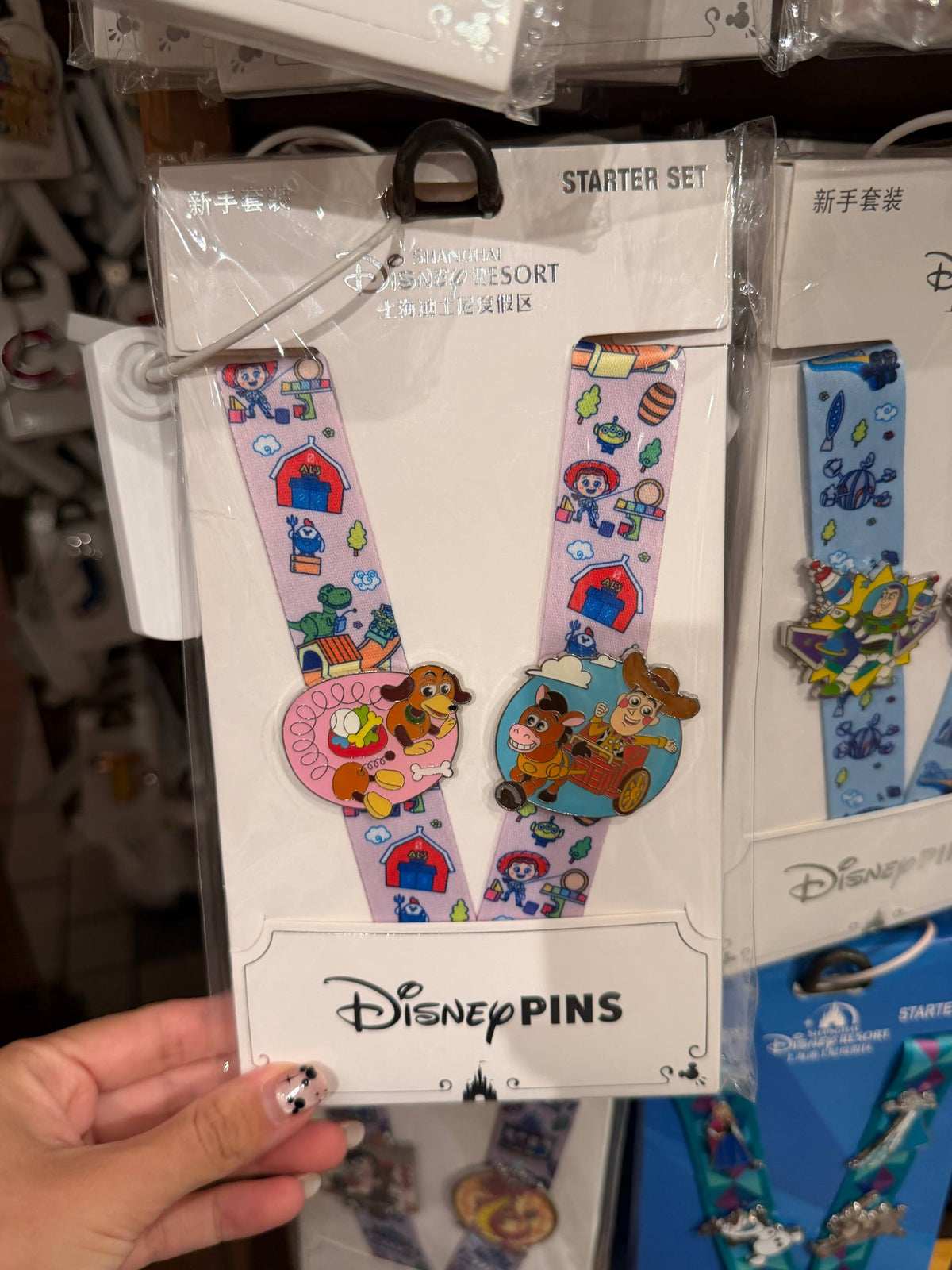 Lanyard Toy Story Woody y Bullseye con Pines
