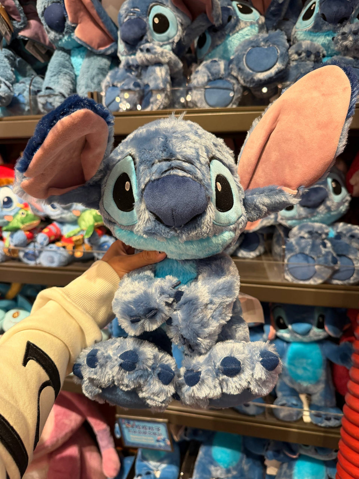 Peluche Stitch de Orejas Rosadas