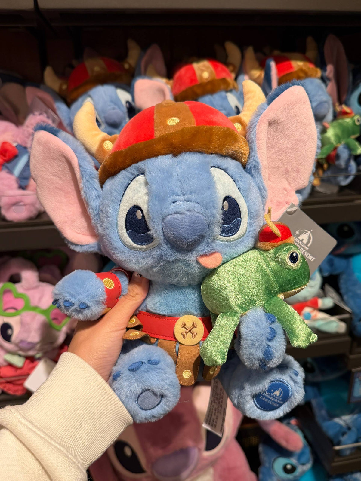 Peluche Stitch con Rana