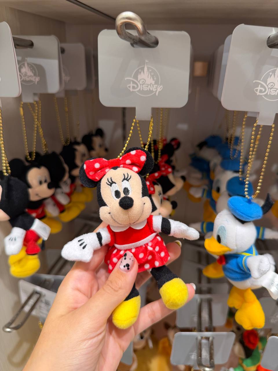 Llavero Minnie con Vestido de Lunares