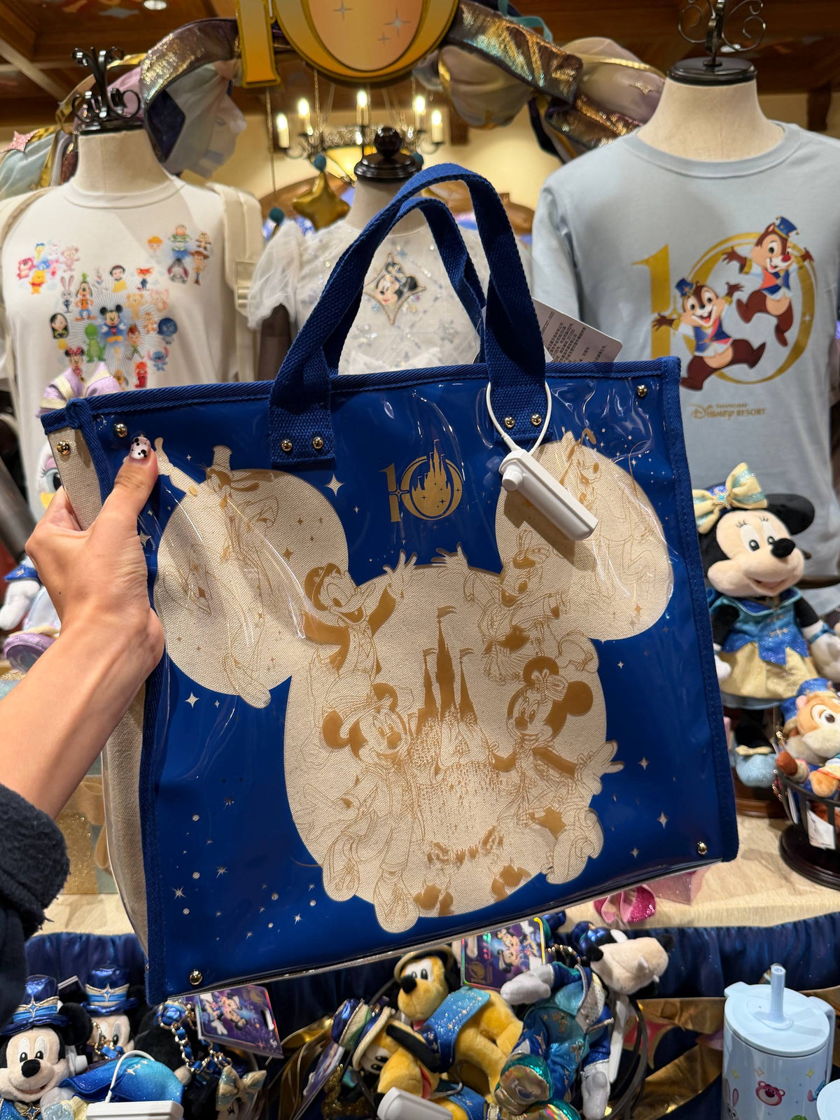 Bolso Mickey Mouse 10.º Aniversario Shanghai