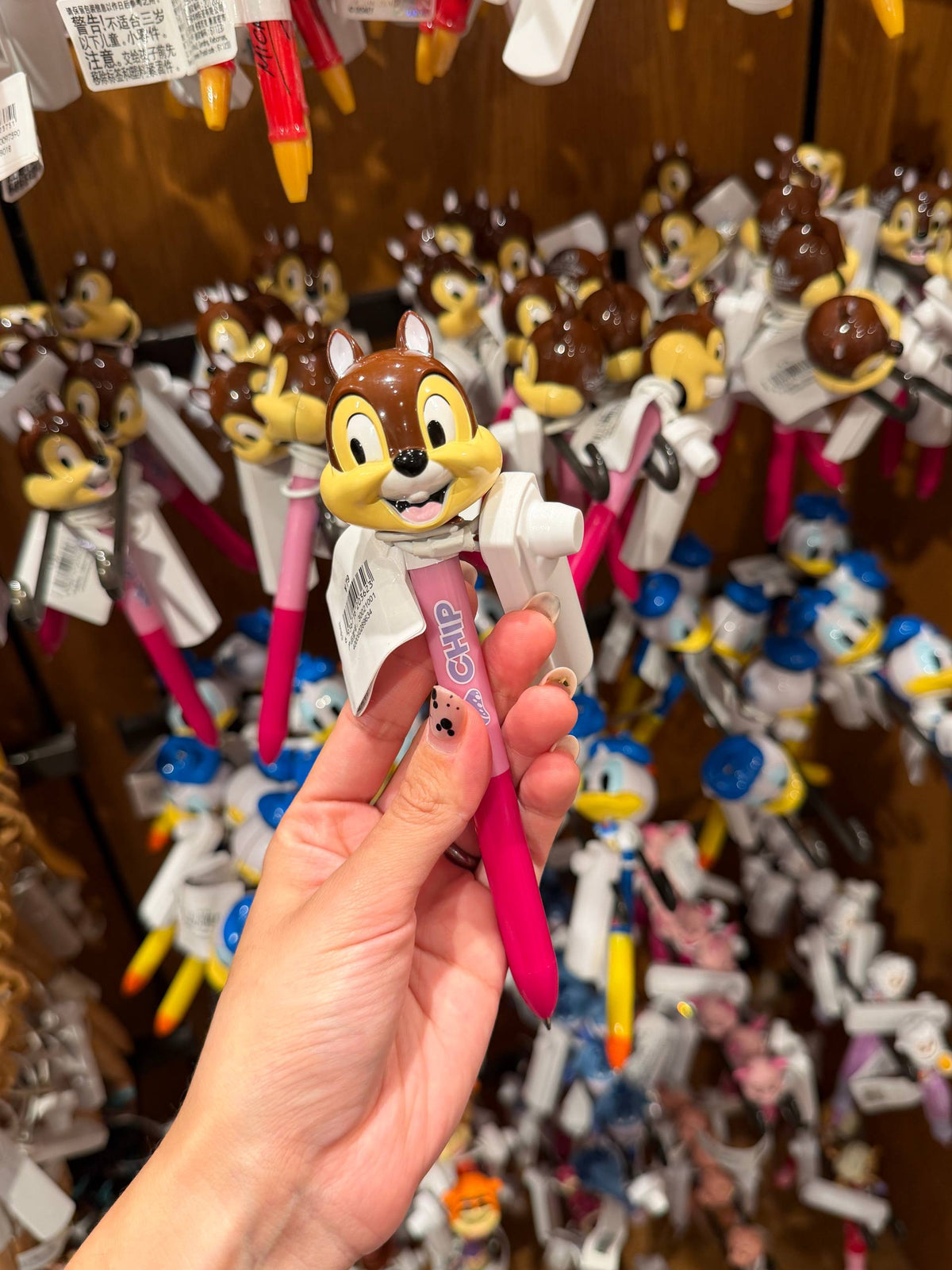 Lapicera Chip Disney Shanghai con Cabezal 3D