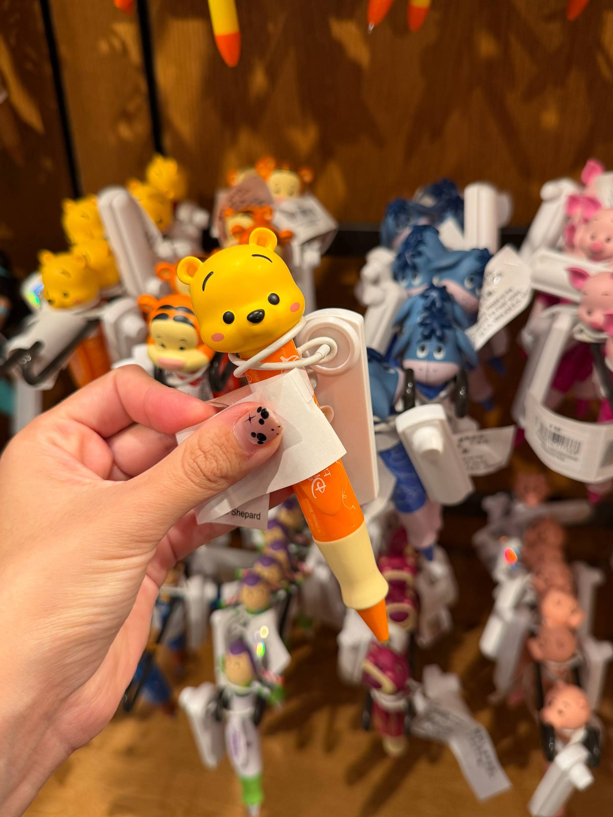 Lapicera Winnie Disney Shanghai Naranjo
